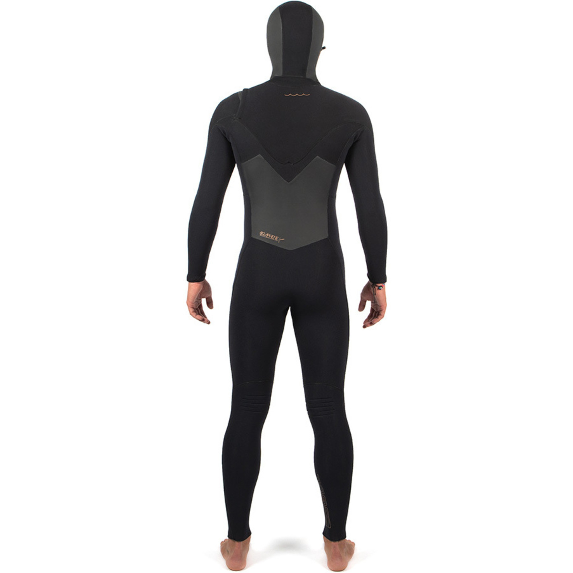 2024 Gul Mens Viper 6/5/4mm Chest Zip Hooded Wetsuit VR1225/C2 Black